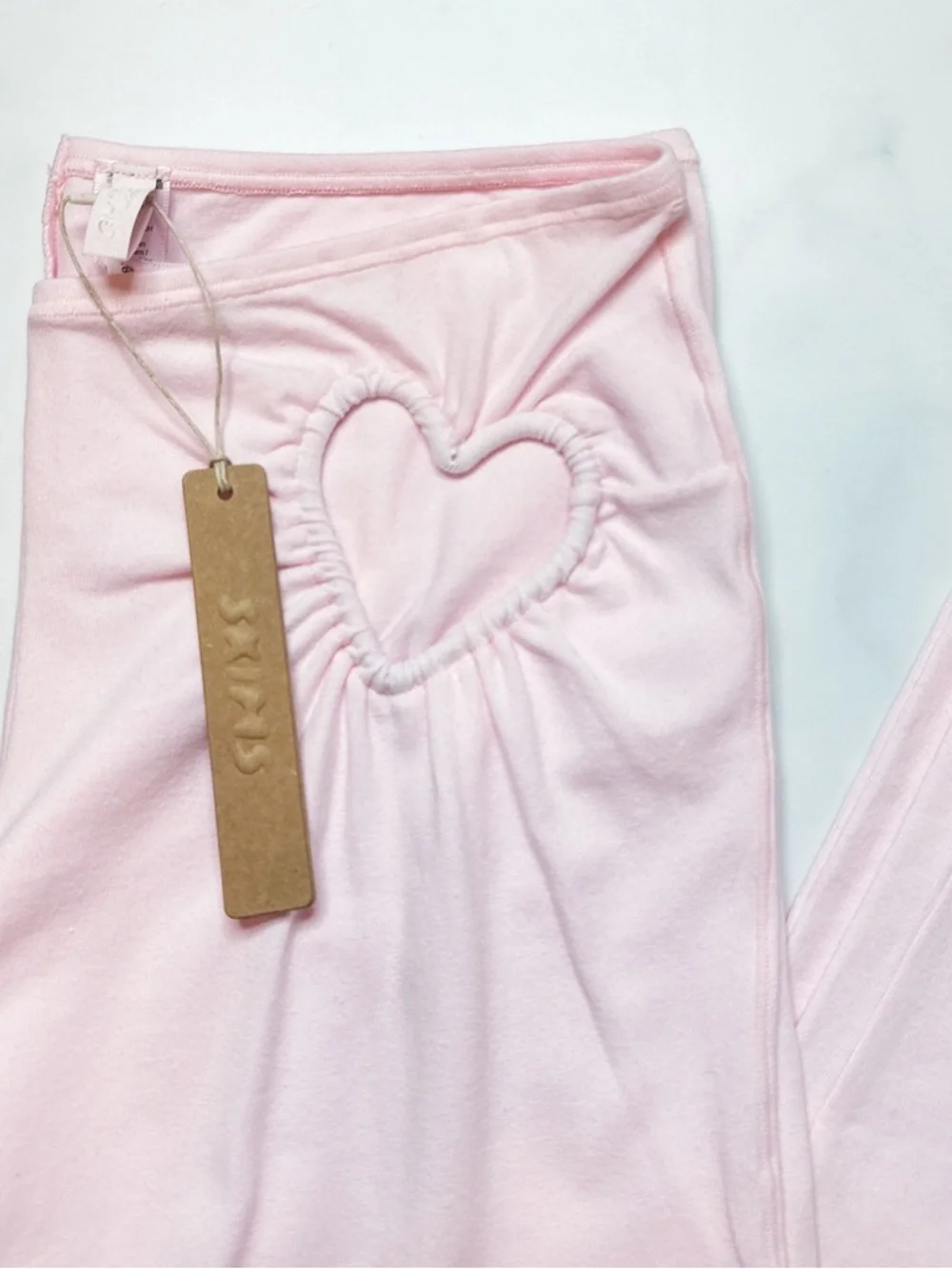 NWT Skims Cotton Jersey Heart Leggings - Picture 3 of 5